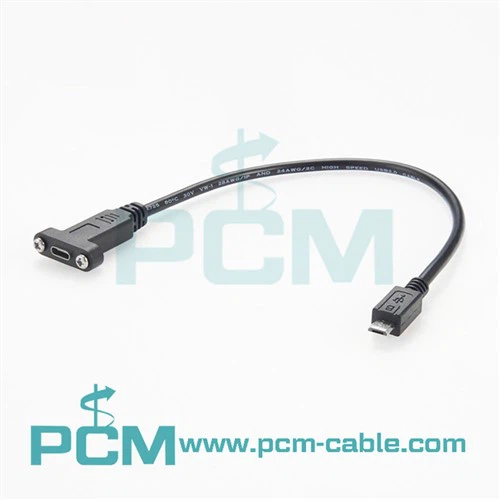 USB 3.1 Tip-C na mikro USB kabl za montažu na ploču