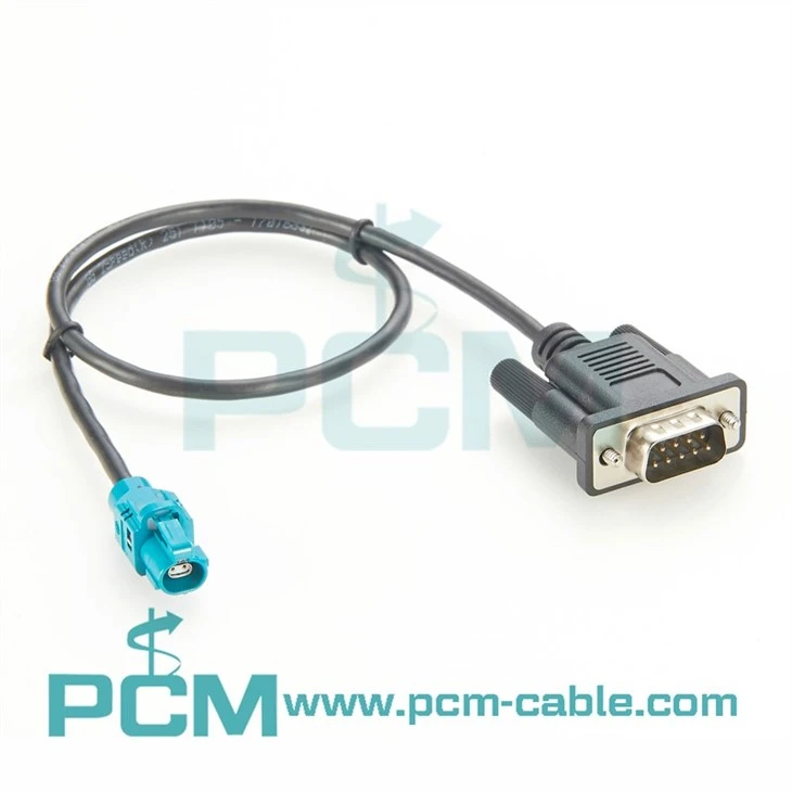 DB9 Male to H-MTD Female Cable for Serial-to-Ethernet Applications